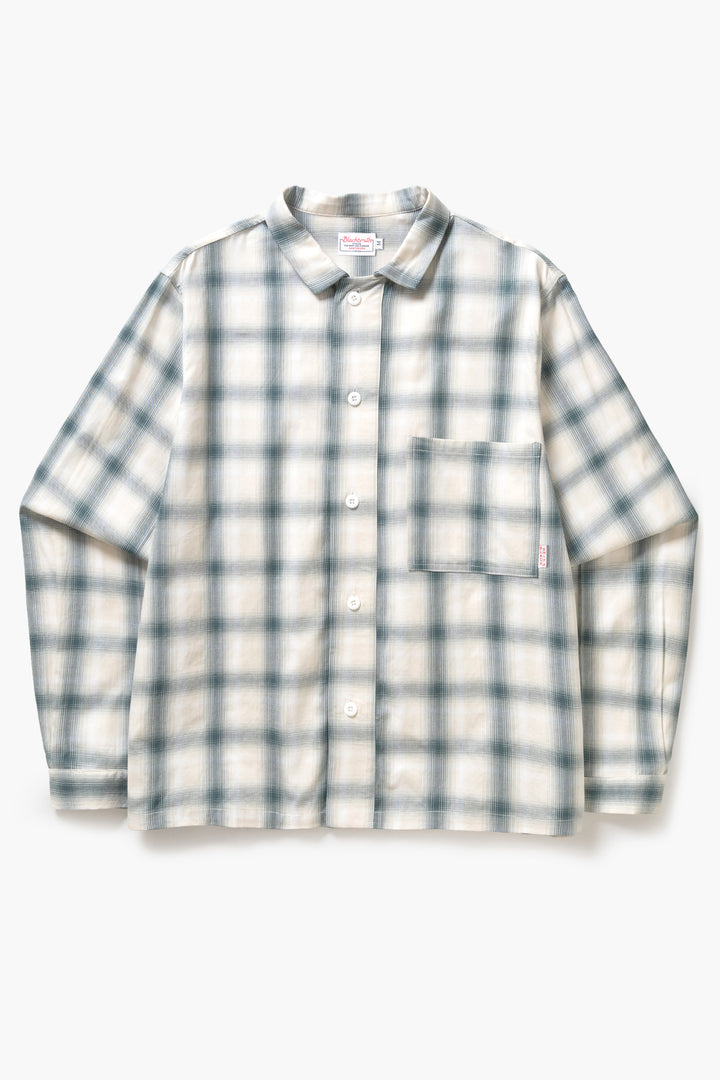 Blacksmith - 'Boxford' Utility Shirt - Teal Check