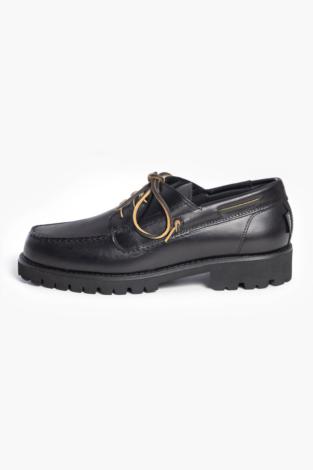 Pompeii - Bristol Boat Shoe - Black