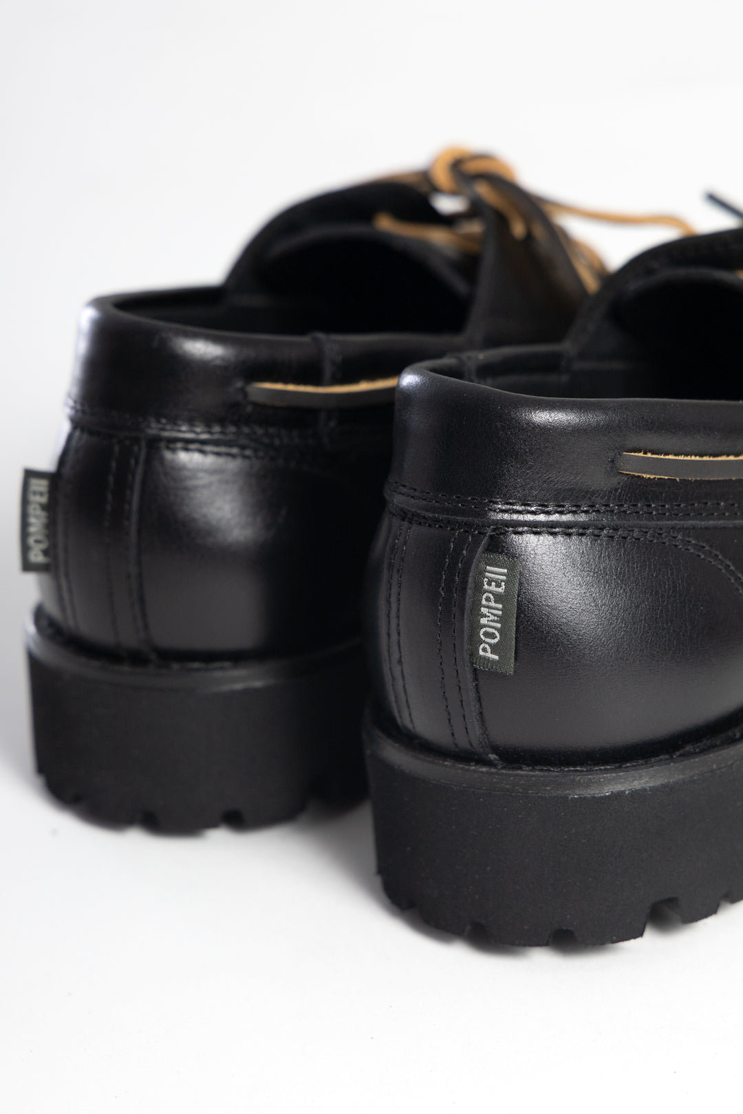 Pompeii - Bristol Boat Shoe - Black
