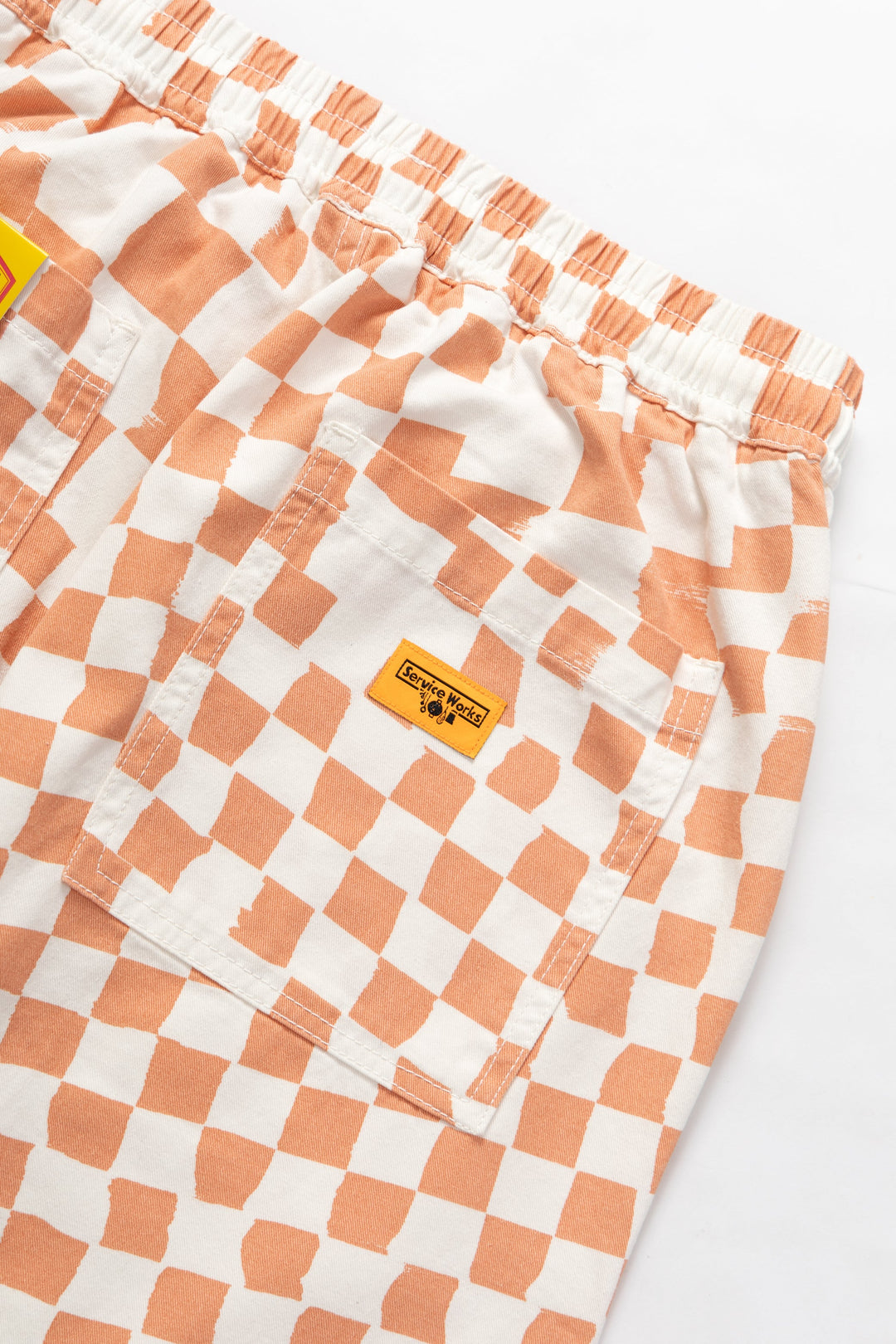 Service Works - Printed Chef Pants - Salmon Checker