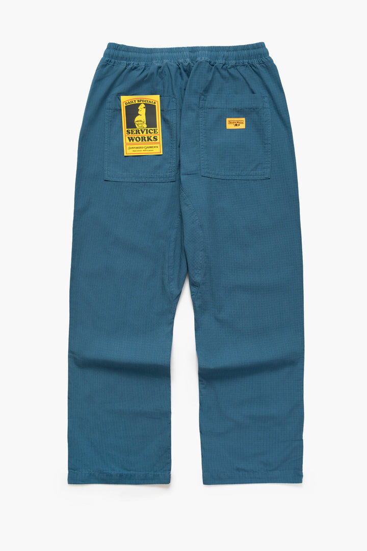 Service Works - Ripstop Chef Pants - Ocean