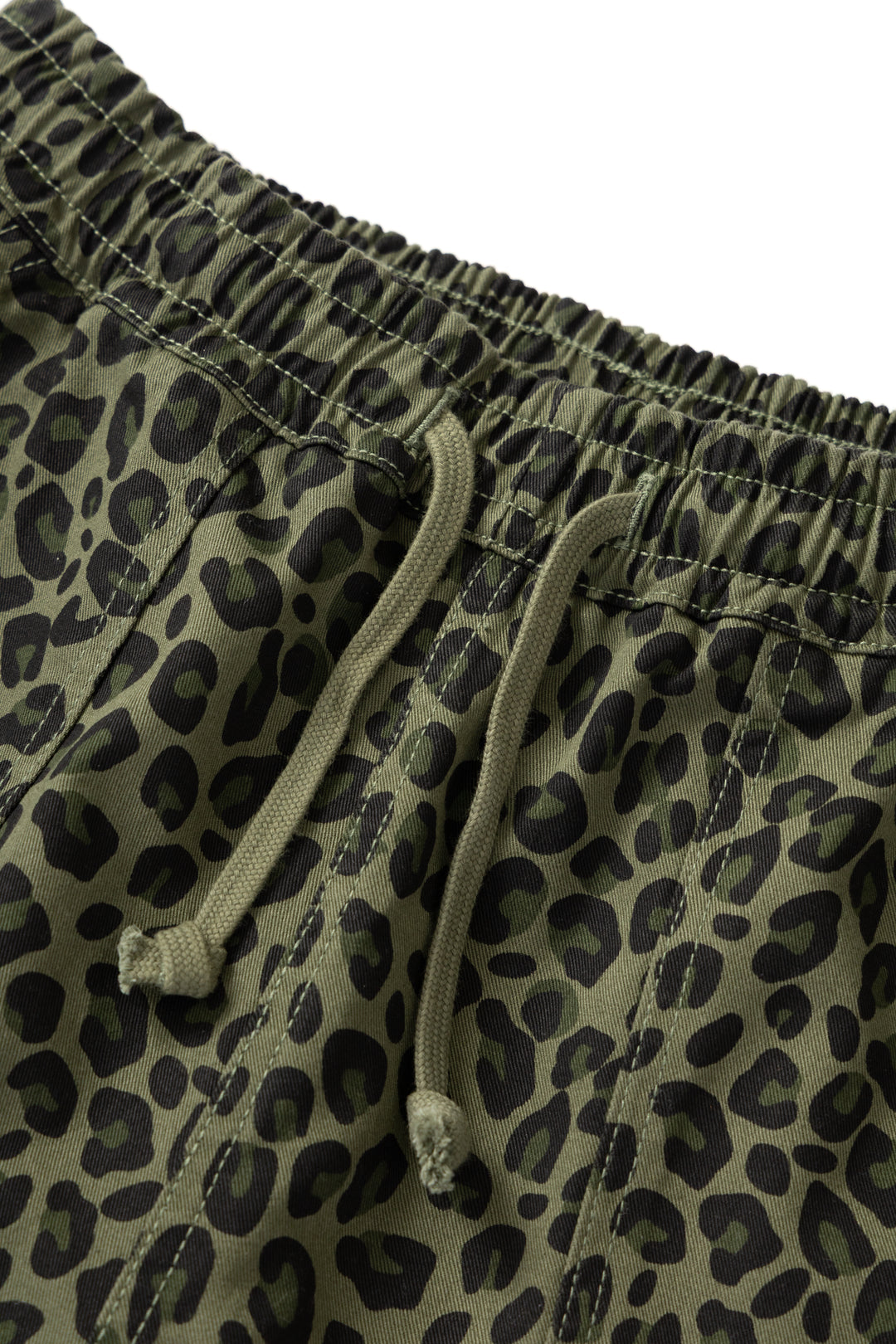 Service Works - Patterned Chef Shorts - Green Leopard