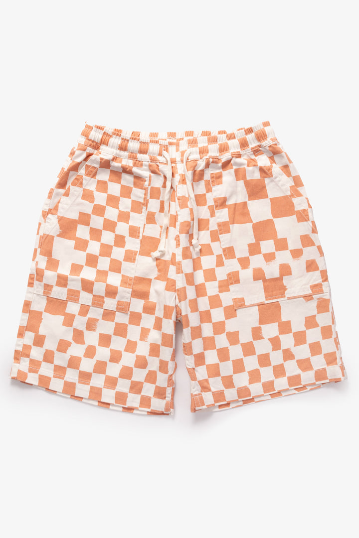 Service Works - Printed Chef Shorts - Salmon Checker