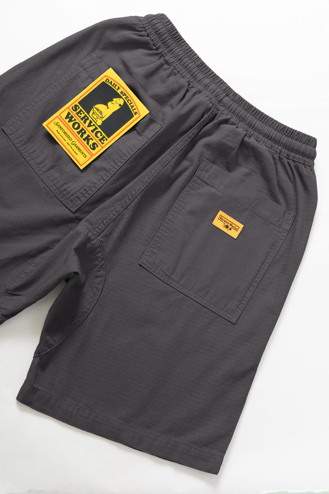 Service Works - Ripstop Chef Shorts - Washed Black