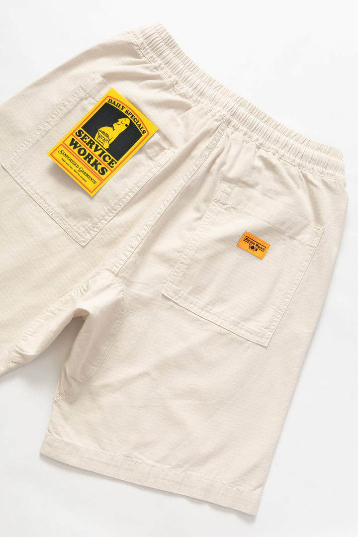 Service Works - Ripstop Chef Shorts - Bone