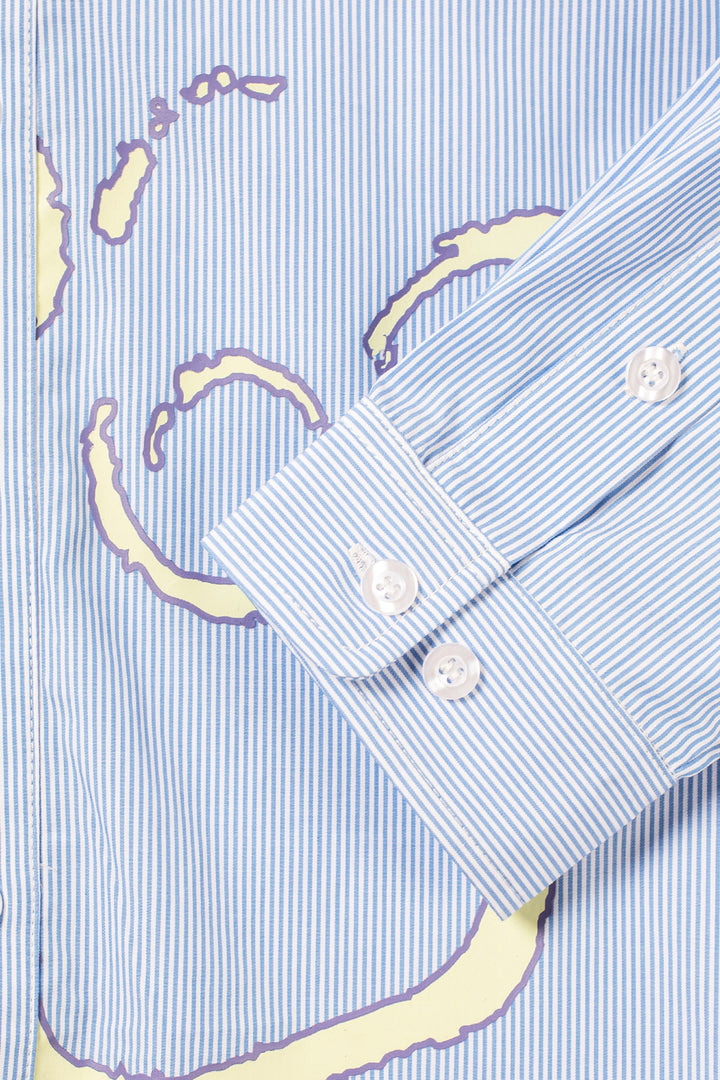 Candice - Bloom Shirt - Blue