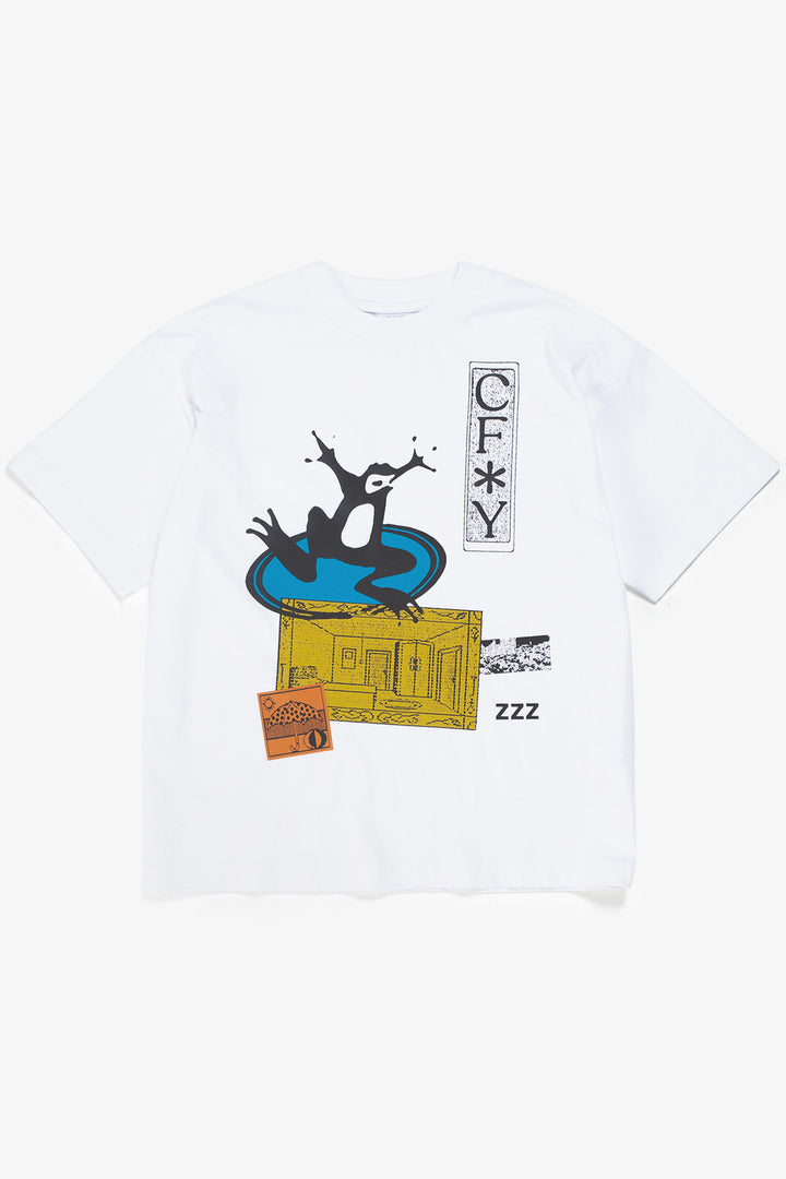 Candice - Frog Dreaming Tee - White