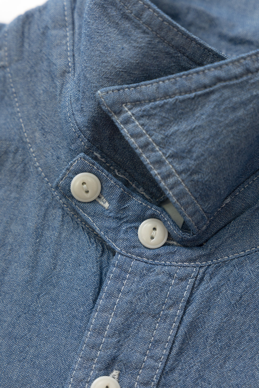 Non Stock MFG - Chambray Shirt - Light Wash