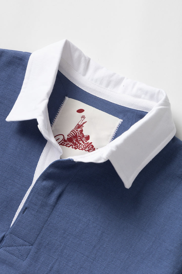 Opensider - Classic Rugby Shirt - Blue Tri-Stripe