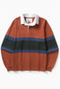 Opensider - Classic Rugby Shirt - Clay Tri-Stripe