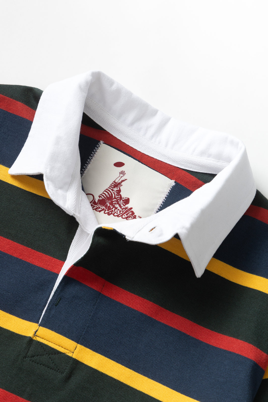 Opensider - Classic Rugby Shirt - Forest Multi-Stripe