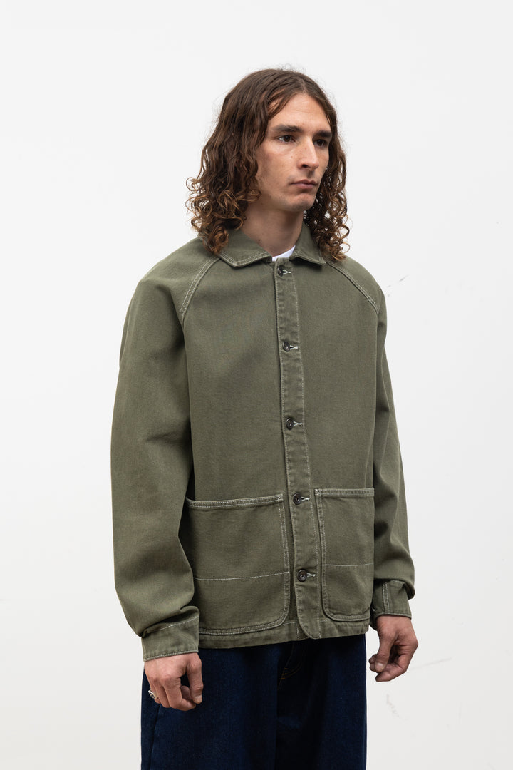 Blacksmith - Denim Coverall Jacket - Olive