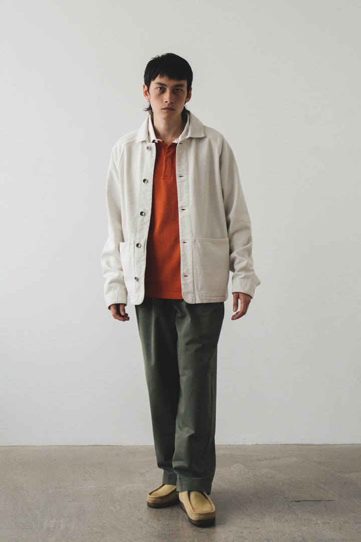 Blacksmith - Denim Coverall Jacket - Ecru