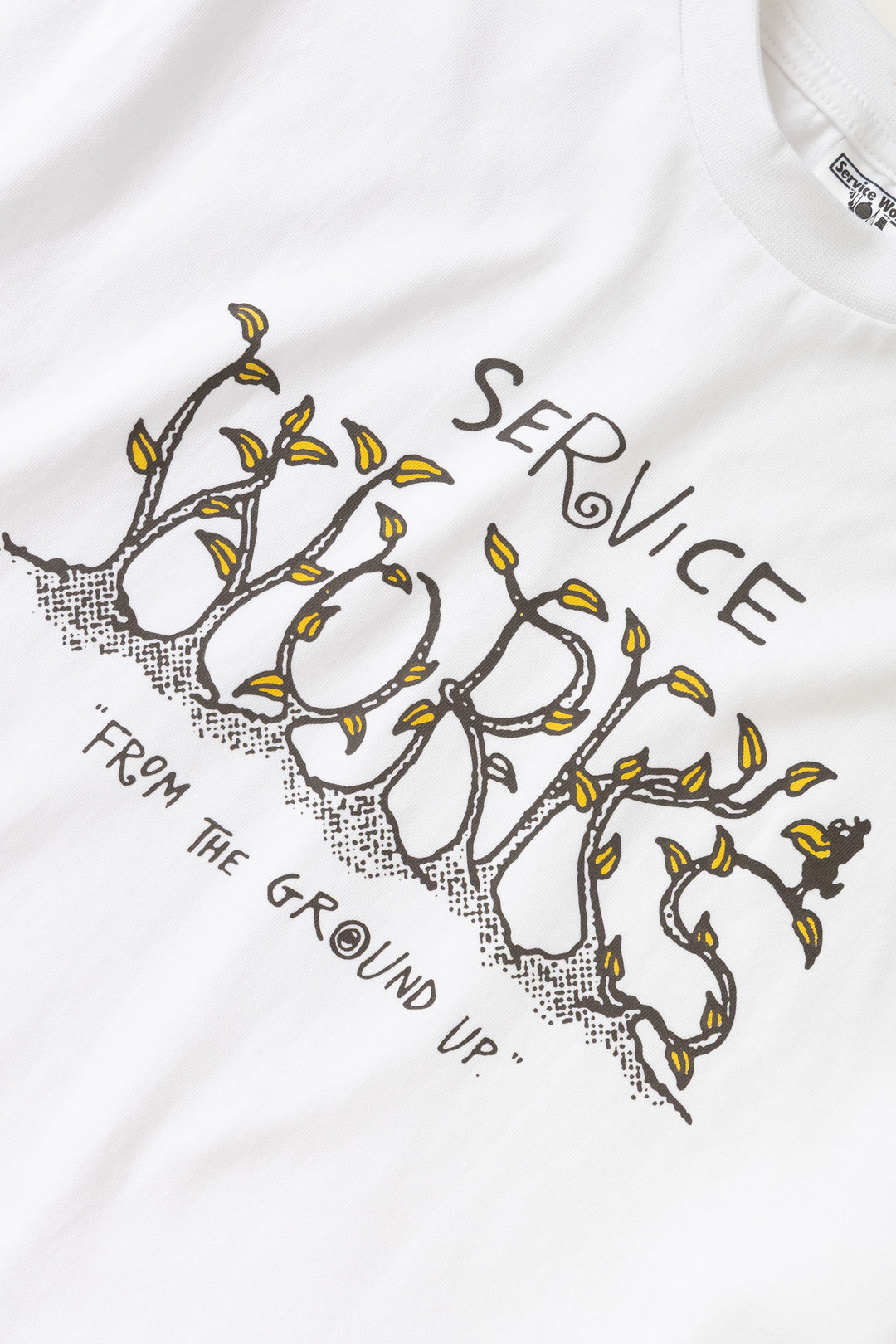 Service Works -  Ground Up Tee - White