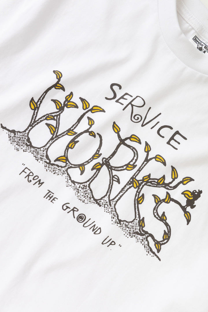 Service Works -  Ground Up Tee - White