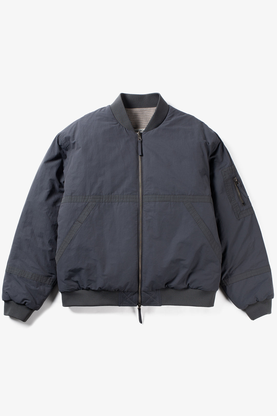 Candice - Miner Reversible Bomber - Slate/Stone