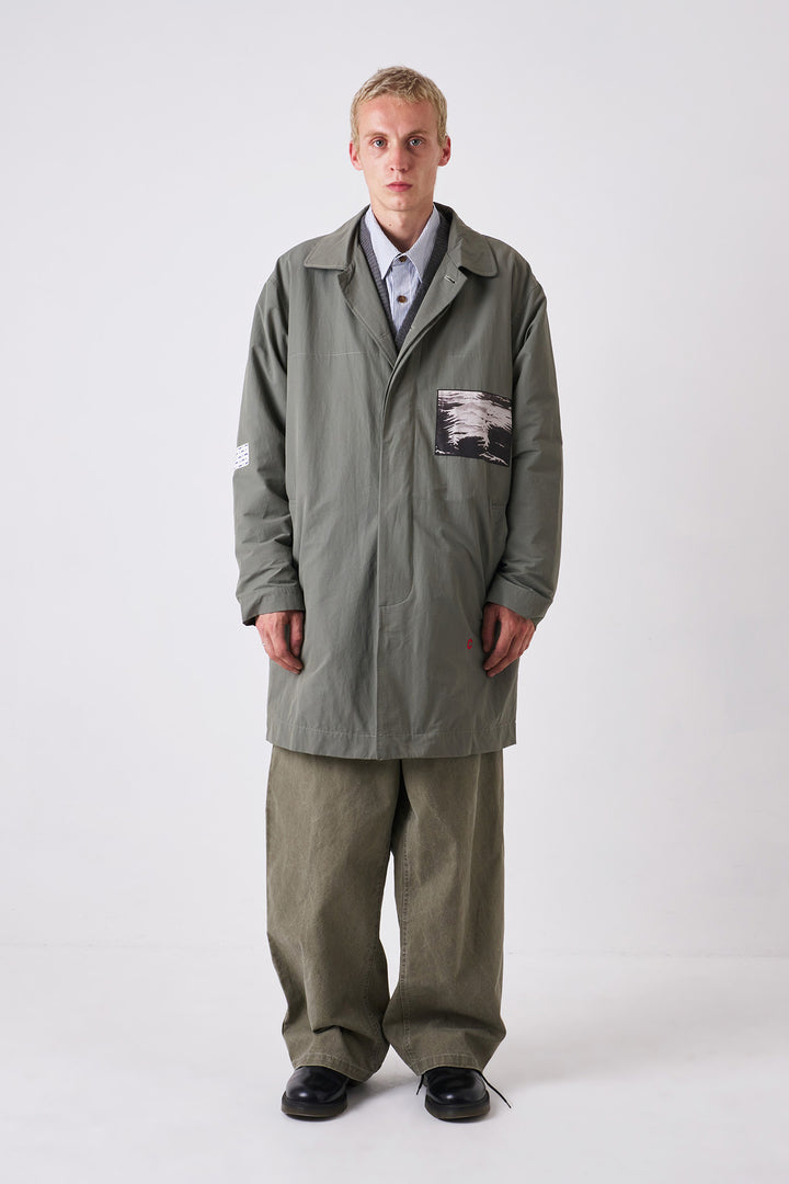 Candice - Clarke Patch Mac Coat - Sage
