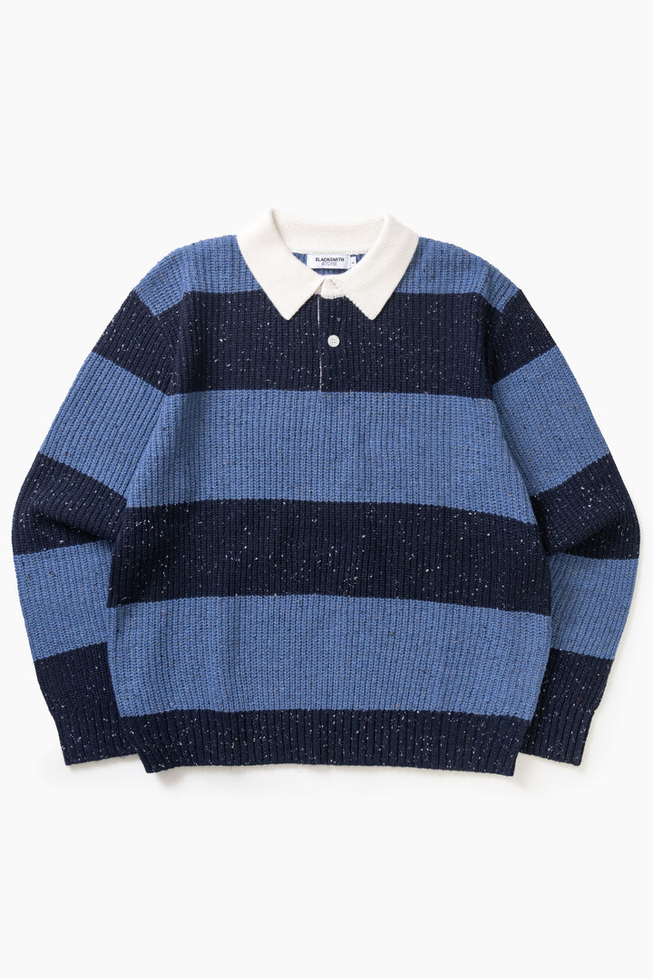 Blacksmith - Knitted Rugby - Blue