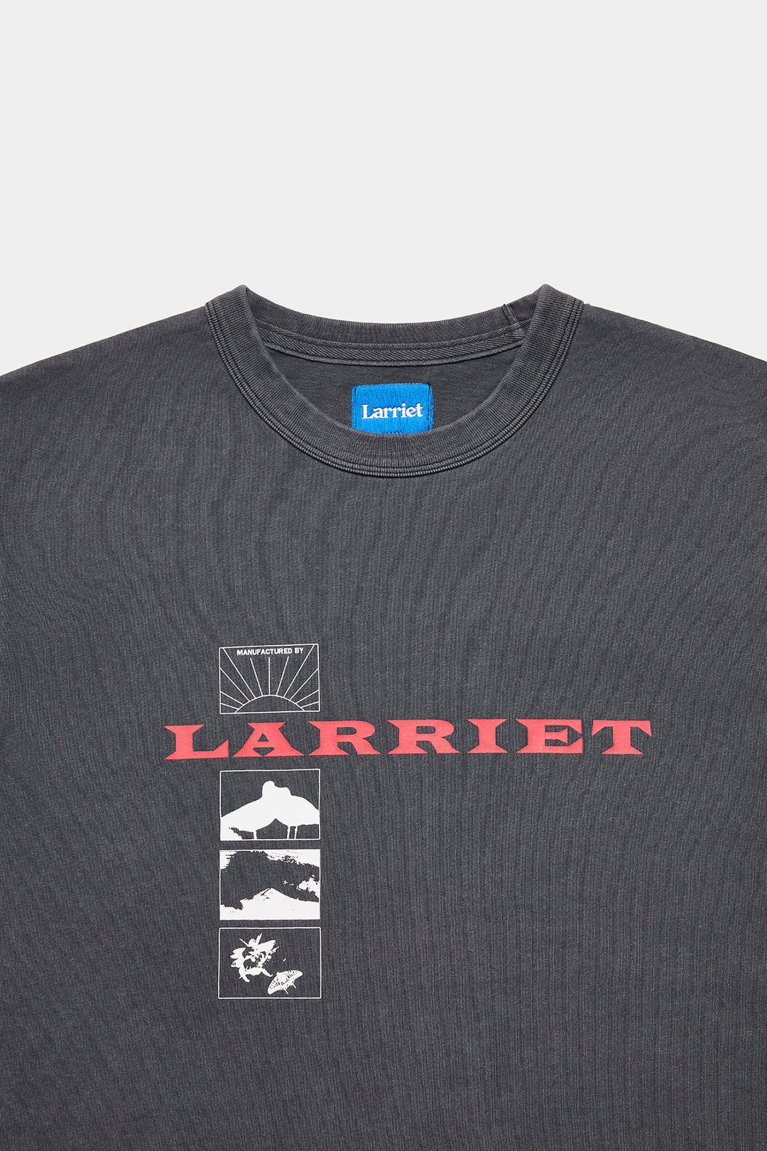 Larriet - Wings Tee - Used Black