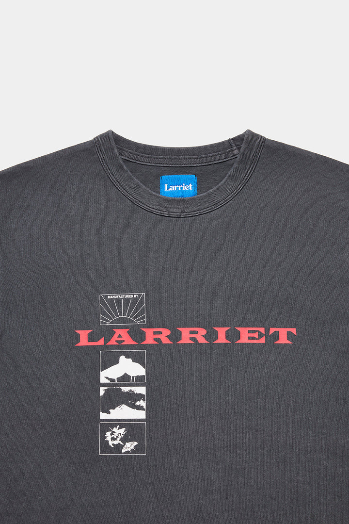 Larriet - Wings Tee - Used Black