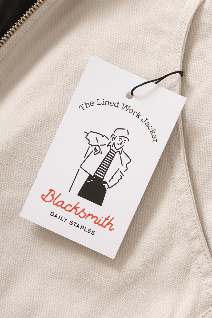 Blacksmith - Lined Work Jacket - Ecru