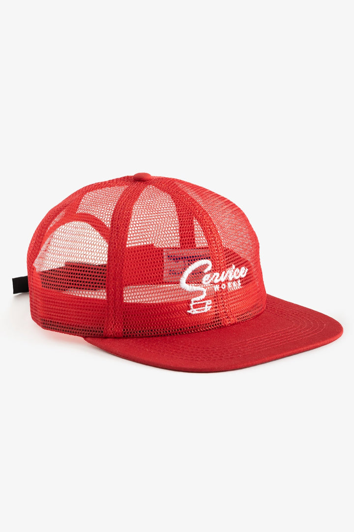 Service Works - Mesh Espresso Cap - Red