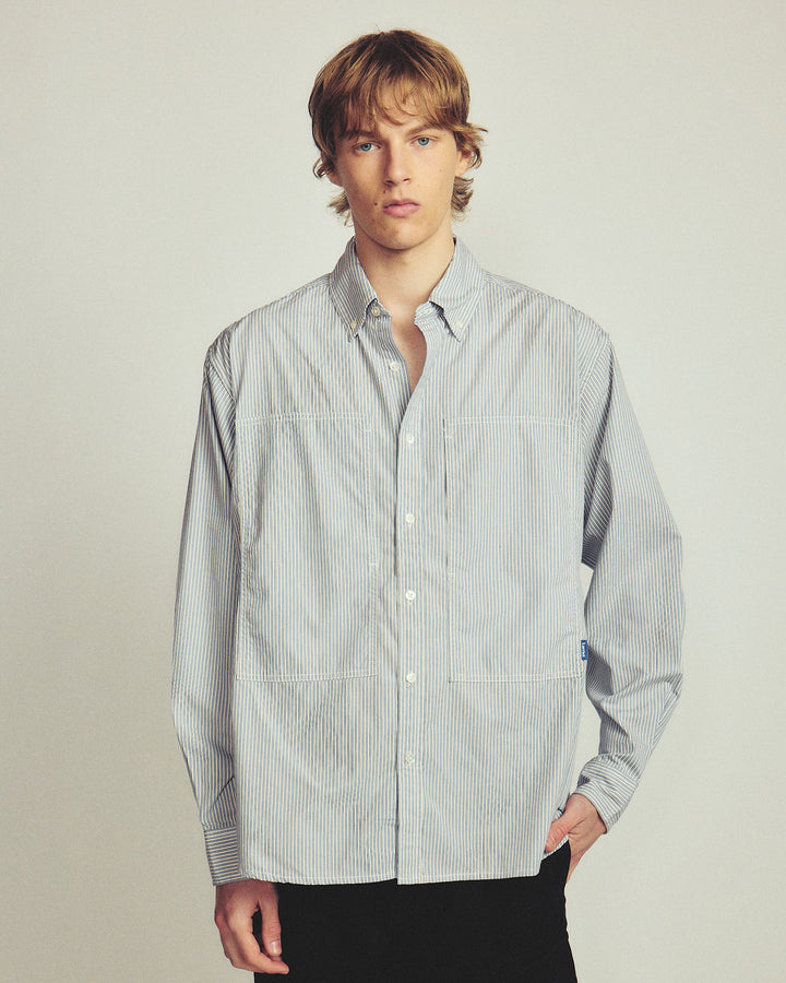 Larriet - Grant Shirt - Sky Stripe
