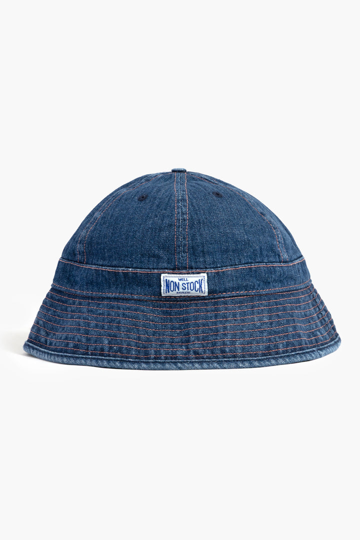 Non Stock MFG - Bucket Hat - Contrast Stitch Denim