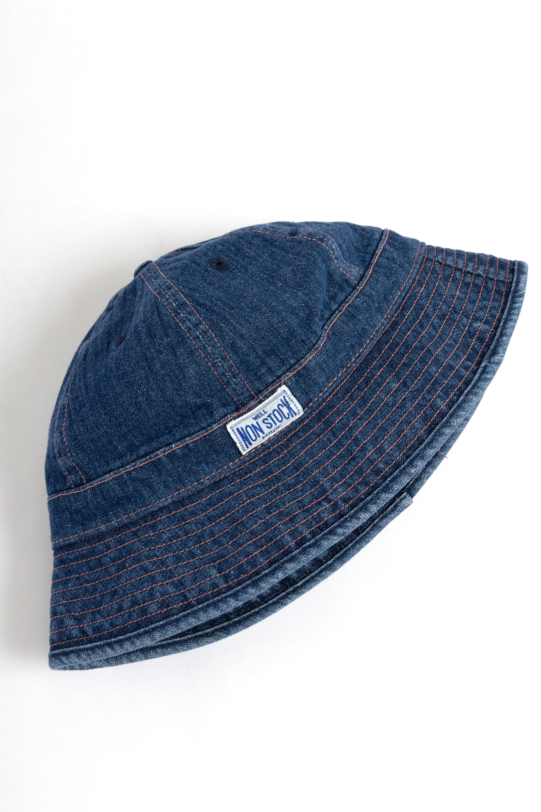 Non Stock MFG - Bucket Hat - Contrast Stitch Denim