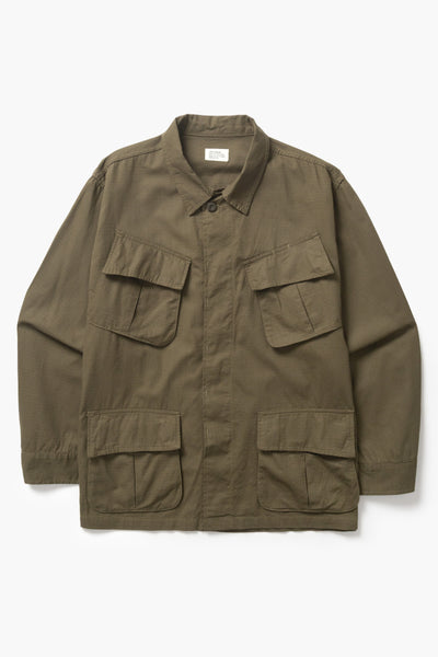 MOAT JUNGLE FATIGUE TYPE JKT Olive S Non Stock MFG - Ripstop
