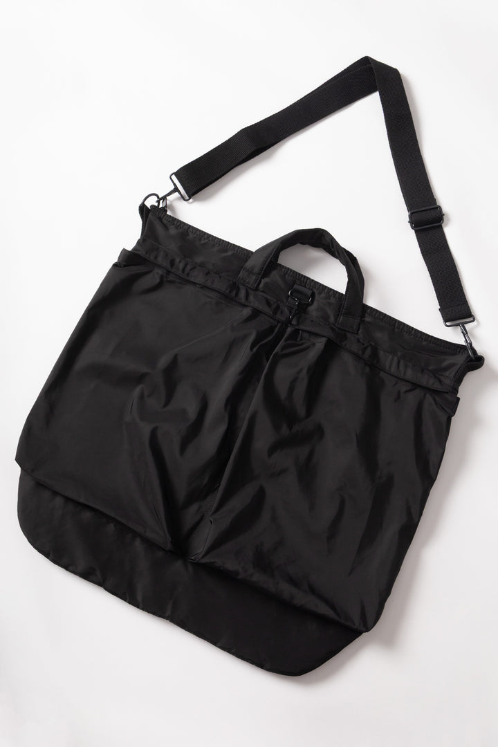 Non Stock MFG - Quilted Nylon Helmet Bag - Black