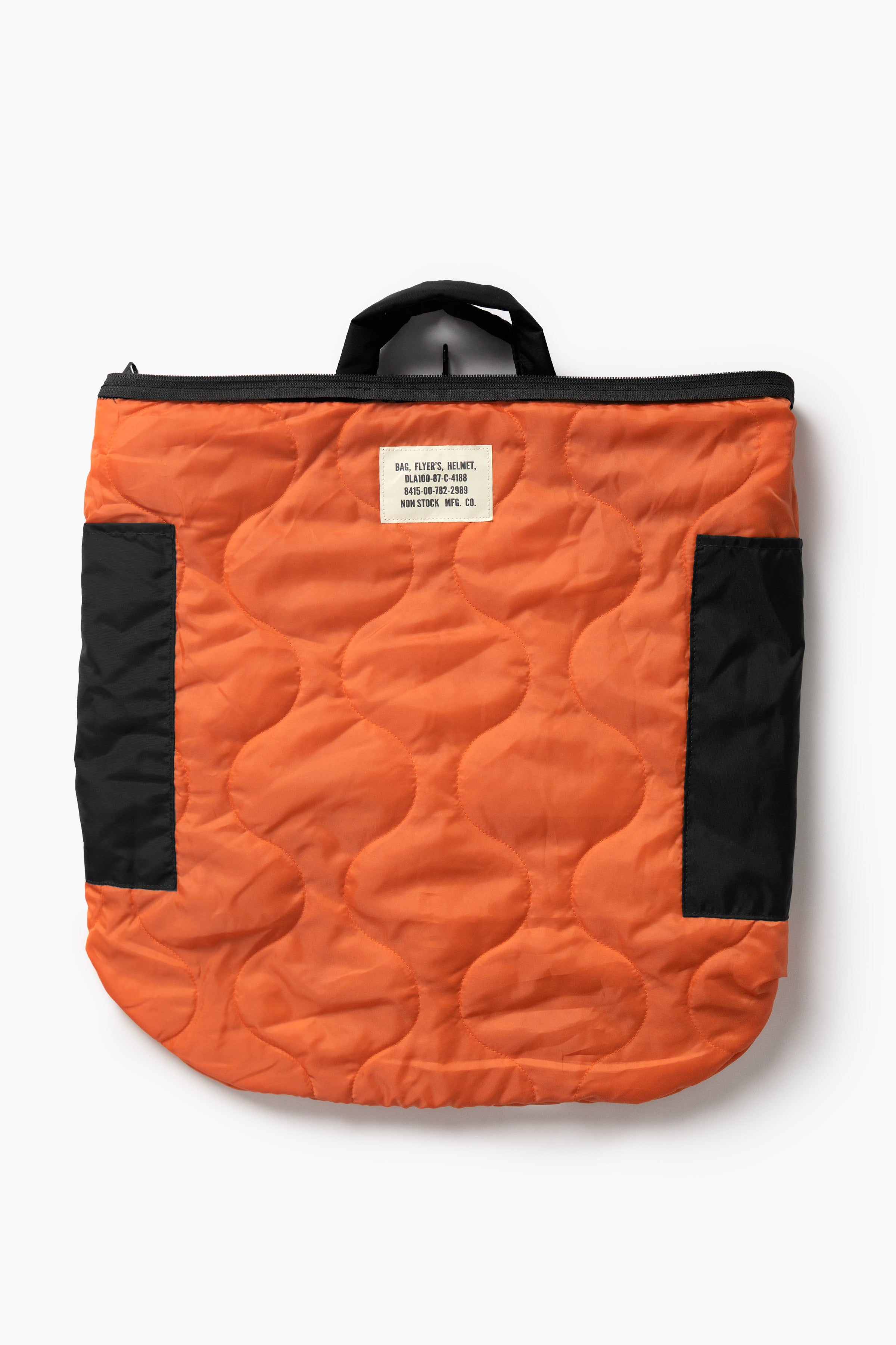 Non Stock MFG - Quilted Nylon Helmet Bag - Black – Blacksmith Store