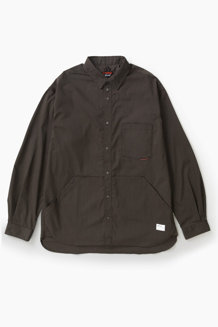 Nanga - Hinoc Ripstop UT Shirt - Dark Brown