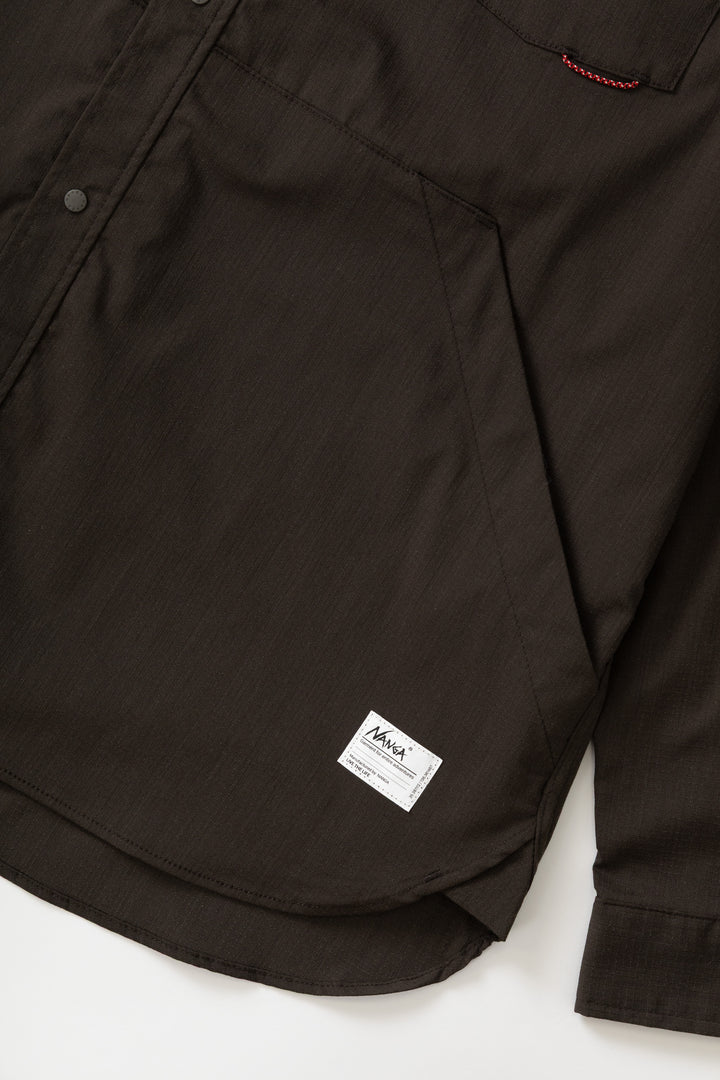 Nanga - Hinoc Ripstop UT Shirt - Dark Brown