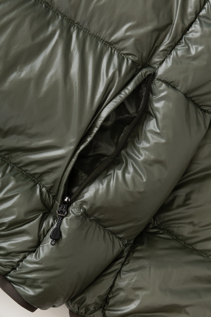 Nanga - Mountain Trip Hooded Down Jacket - Khaki