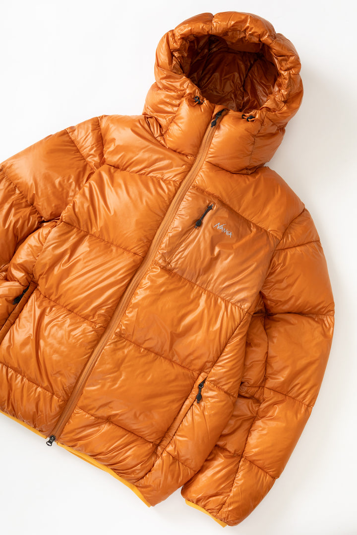 Nanga - Mountain Trip Hooded Down Jacket - Orange