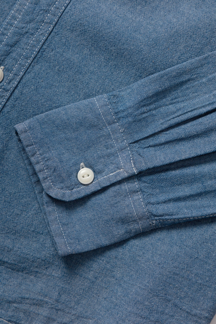 Non Stock MFG - Chambray Shirt - Light Wash