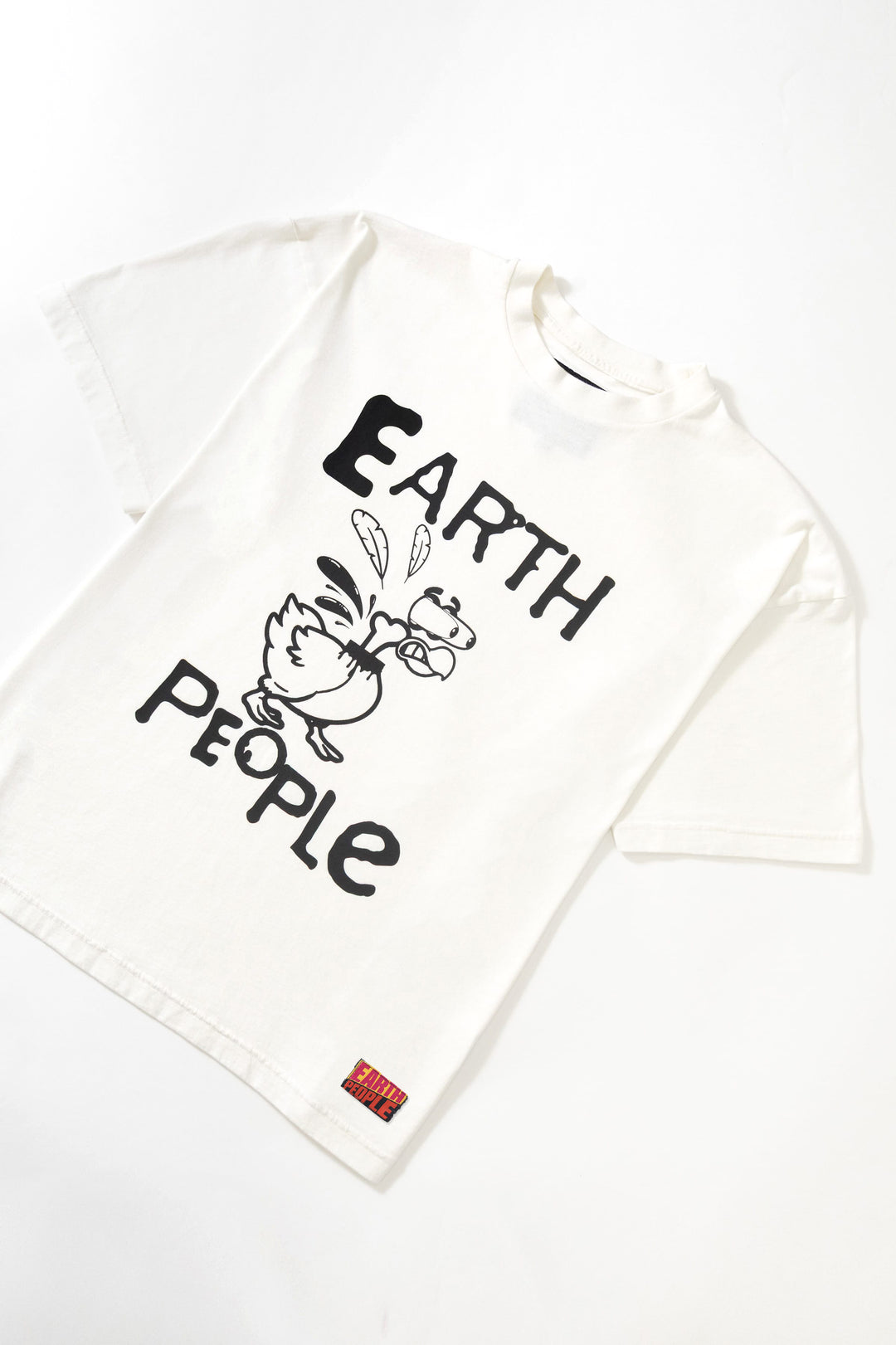 Earth People - Headless Chicken Tee - Off White