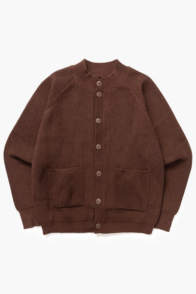 Okonkwo-ButtonedSweater-Brown-
