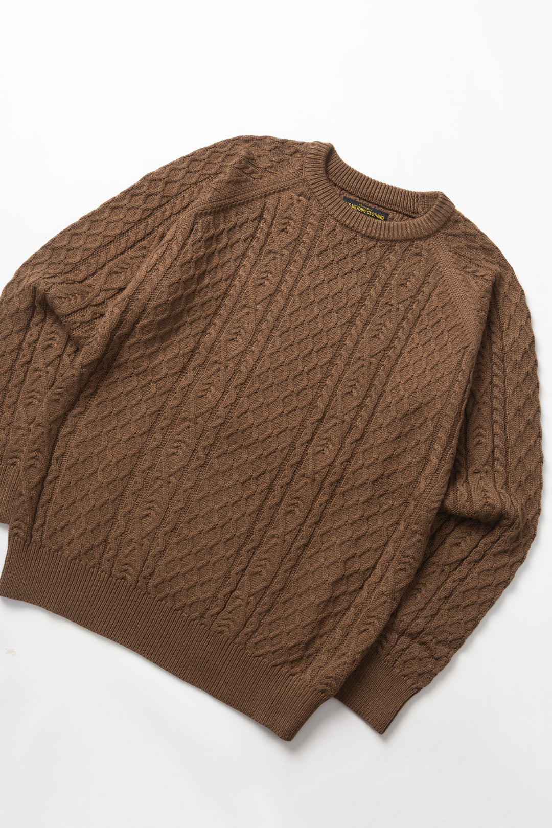 Okonkwo MFG - Cable Knit Sweater - Brown