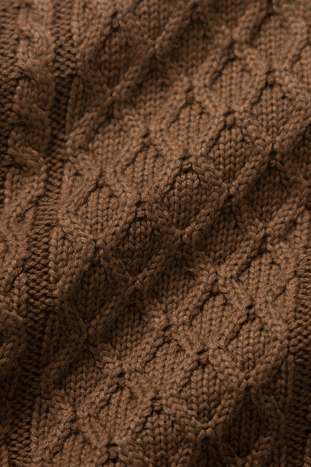 Okonkwo MFG - Cable Knit Sweater - Brown