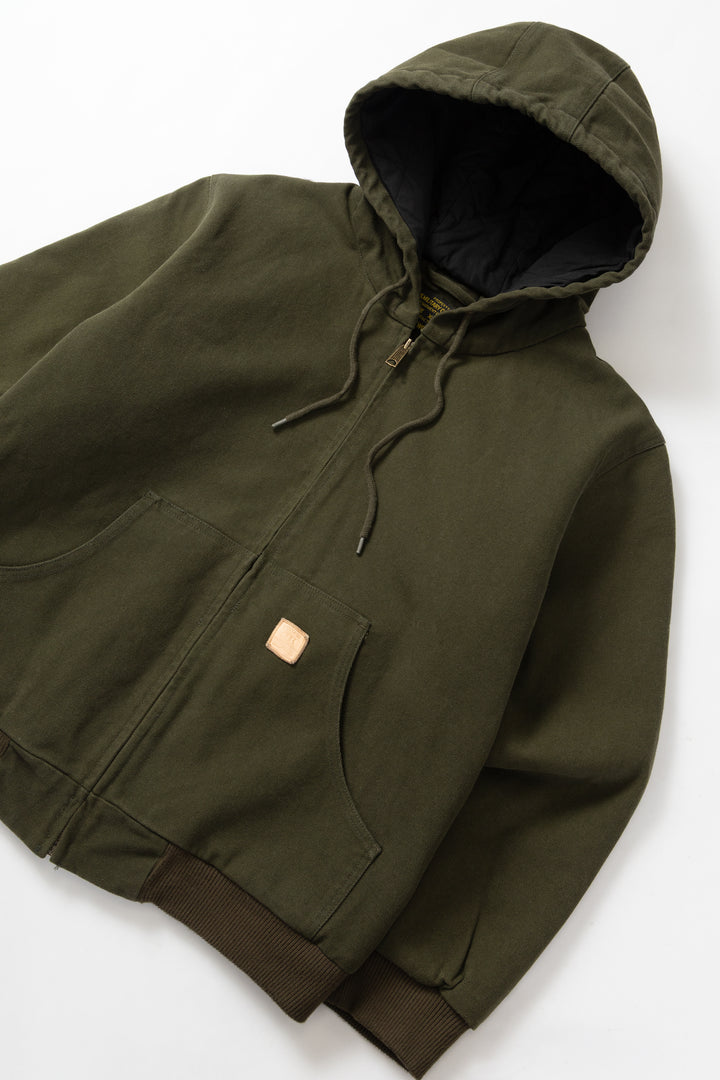 Okonkwo MFG - Canvas Hooded Jacket - Olive
