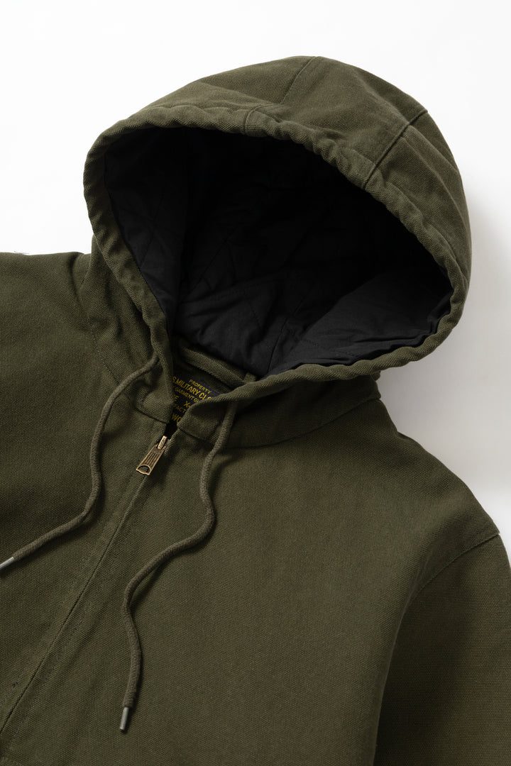 Okonkwo MFG - Canvas Hooded Jacket - Olive