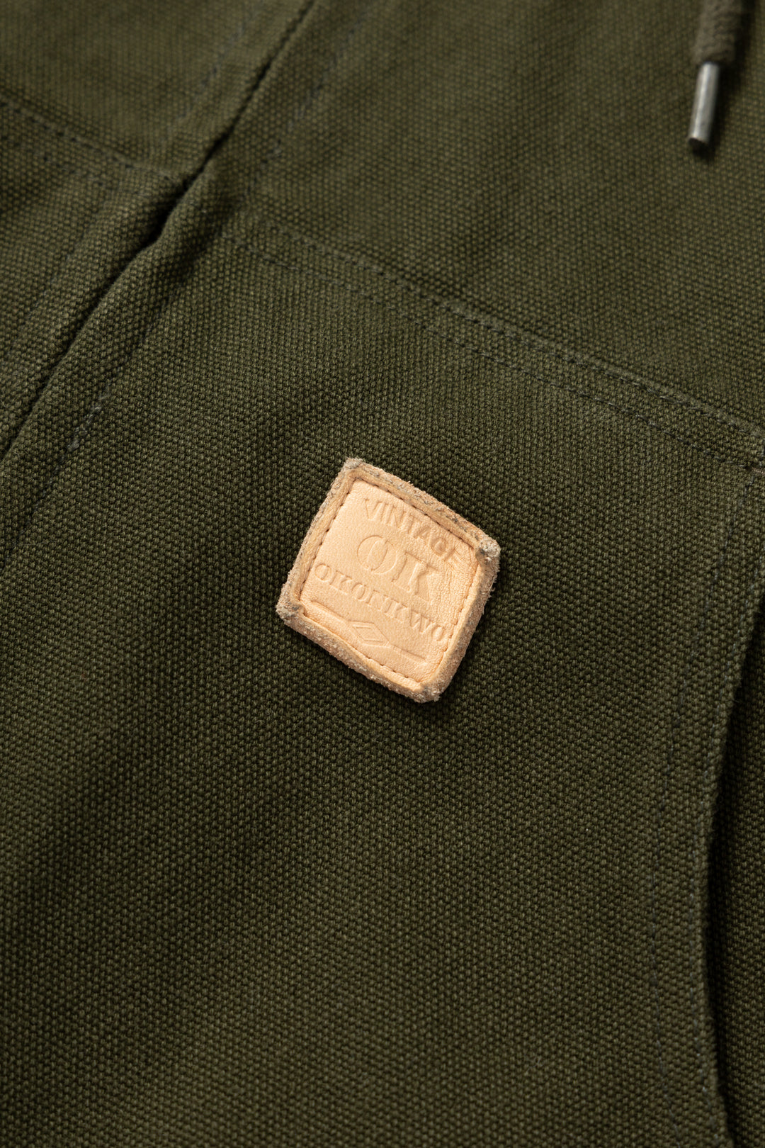 Okonkwo MFG - Canvas Hooded Jacket - Olive