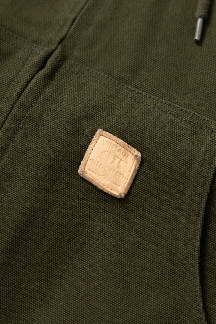 Okonkwo MFG - Canvas Hooded Jacket - Olive