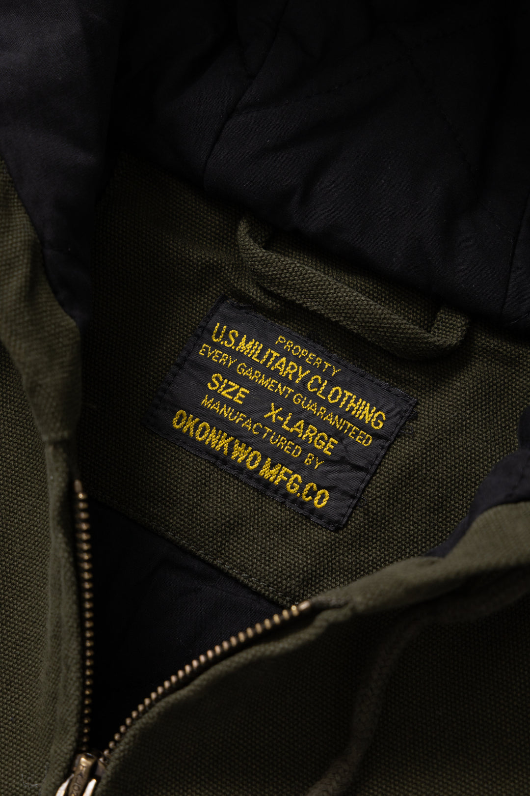Okonkwo MFG - Canvas Hooded Jacket - Olive