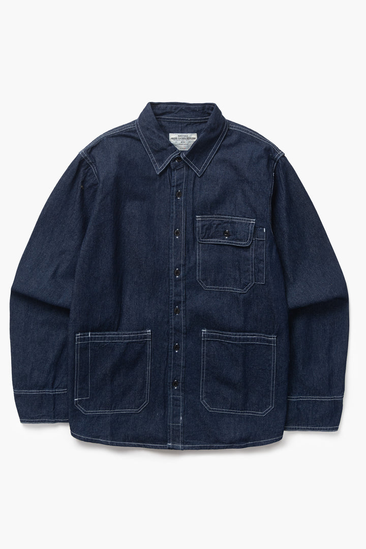 Okonkwo MFG - Multi-Pocket Denim Shirt - Indigo