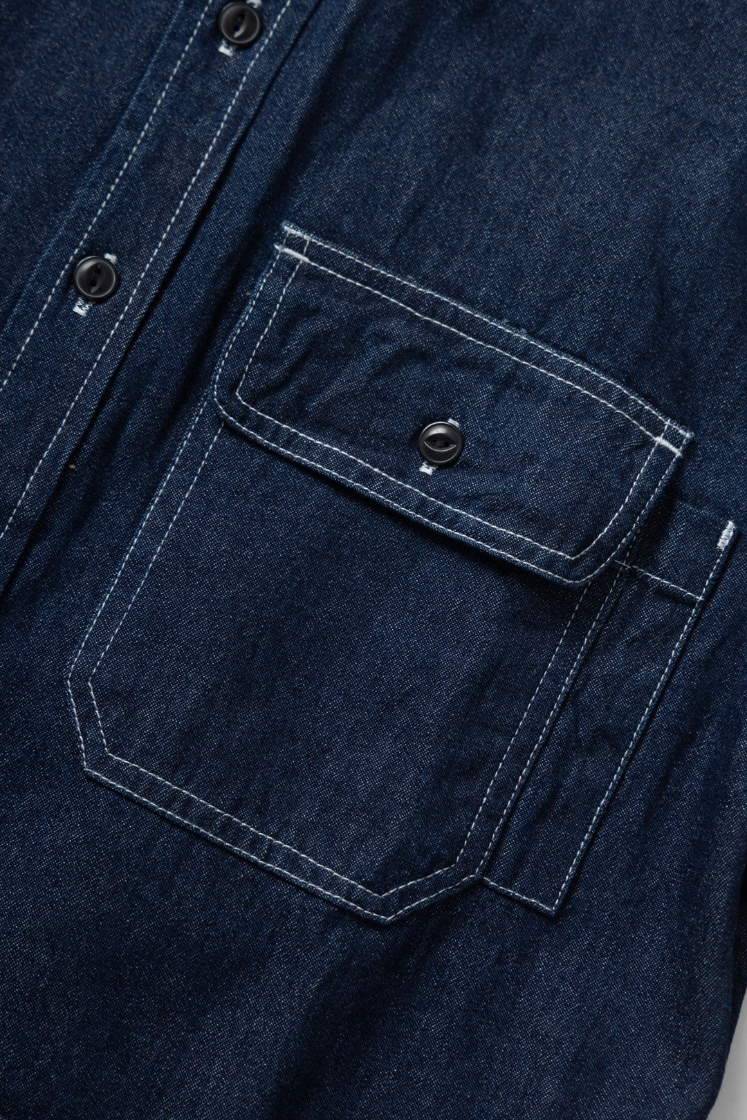 Okonkwo MFG - Multi-Pocket Denim Shirt - Indigo
