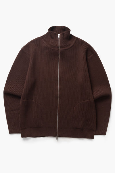 ouat 009 BLACK×BROWN  ZIP KNIT Okonkwo-ZipKnit-Brown-1_grande