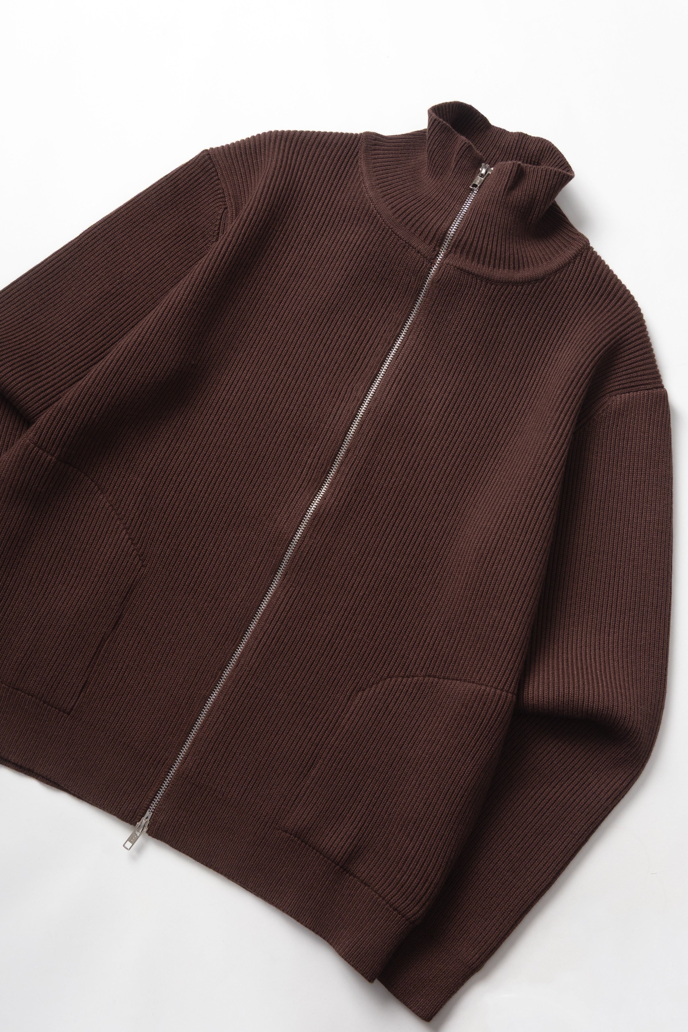 Okonkwo MFG - Double-Zip Cardigan - Brown – Blacksmith Store
